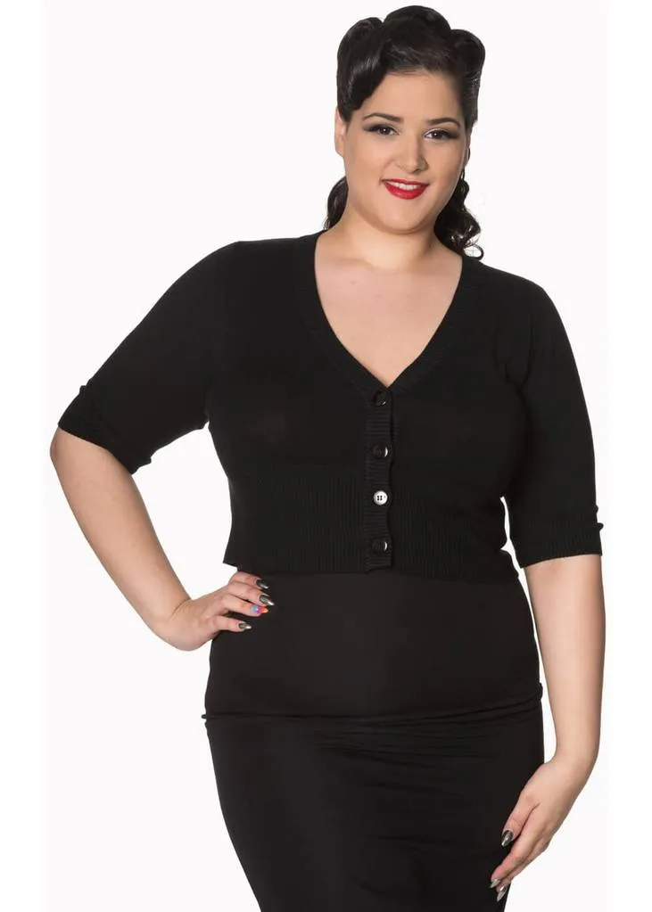 Banned Overload Cardigan Schwarz