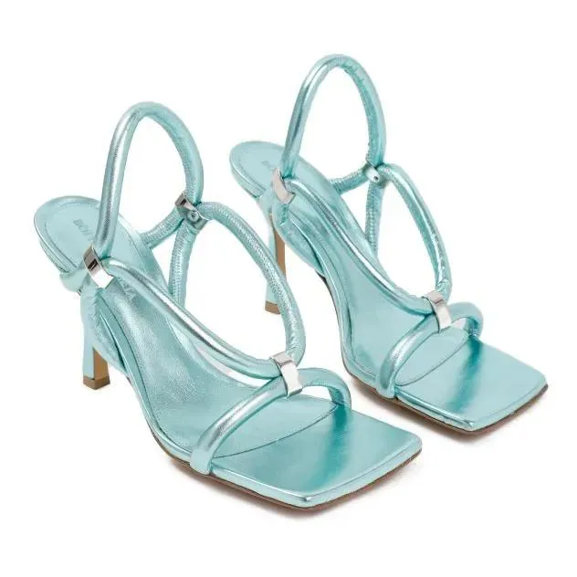  Bottega Veneta  Icy Moon Stretch Slingback Sandals Blue  Sandale 