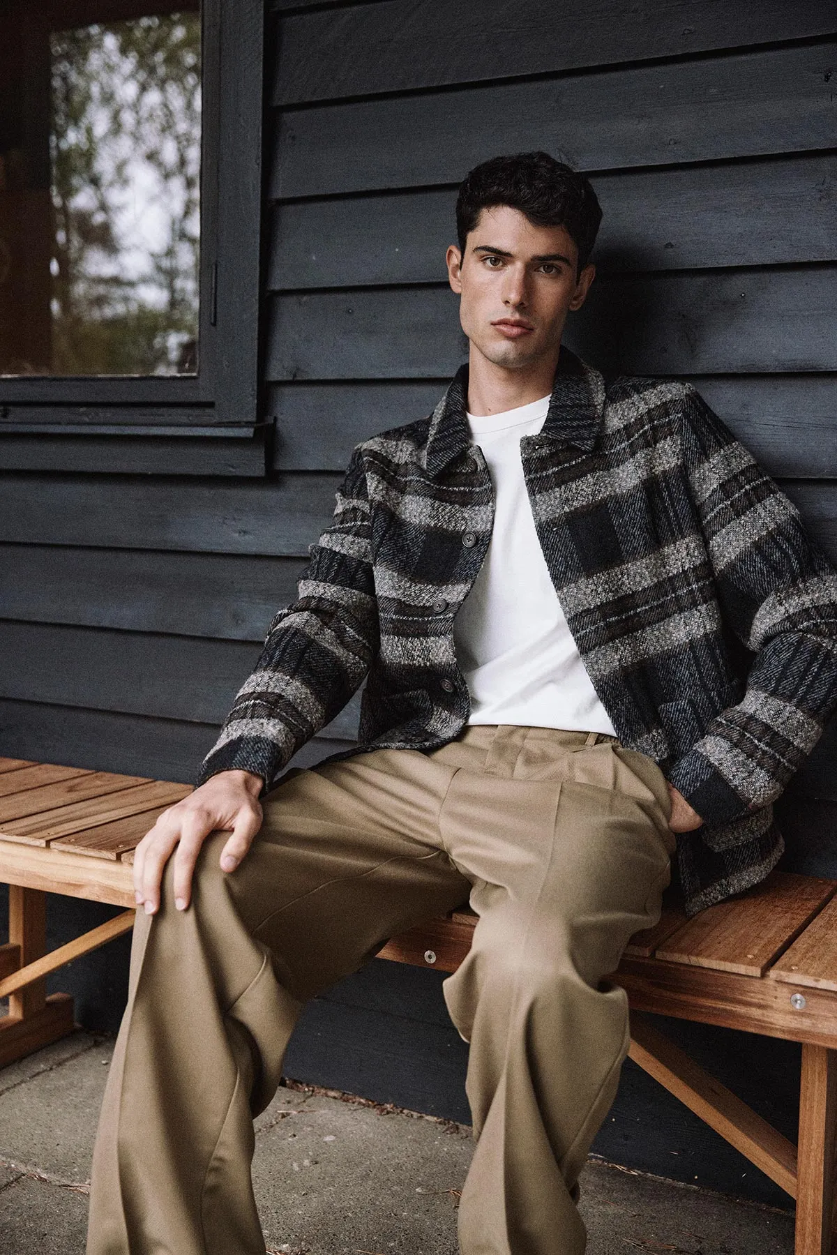 CFJENS checked jacket