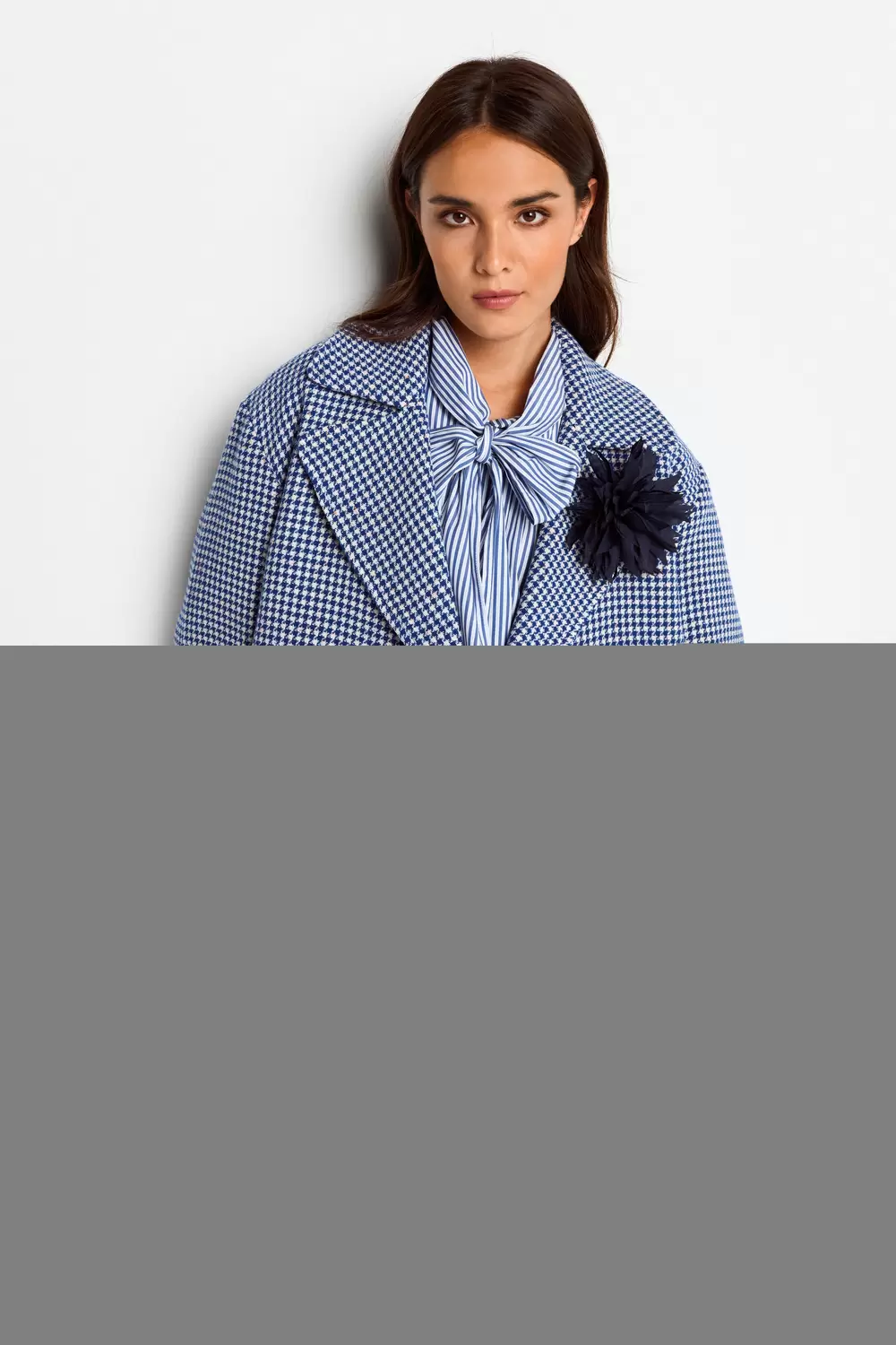 Double breasted caban jacket