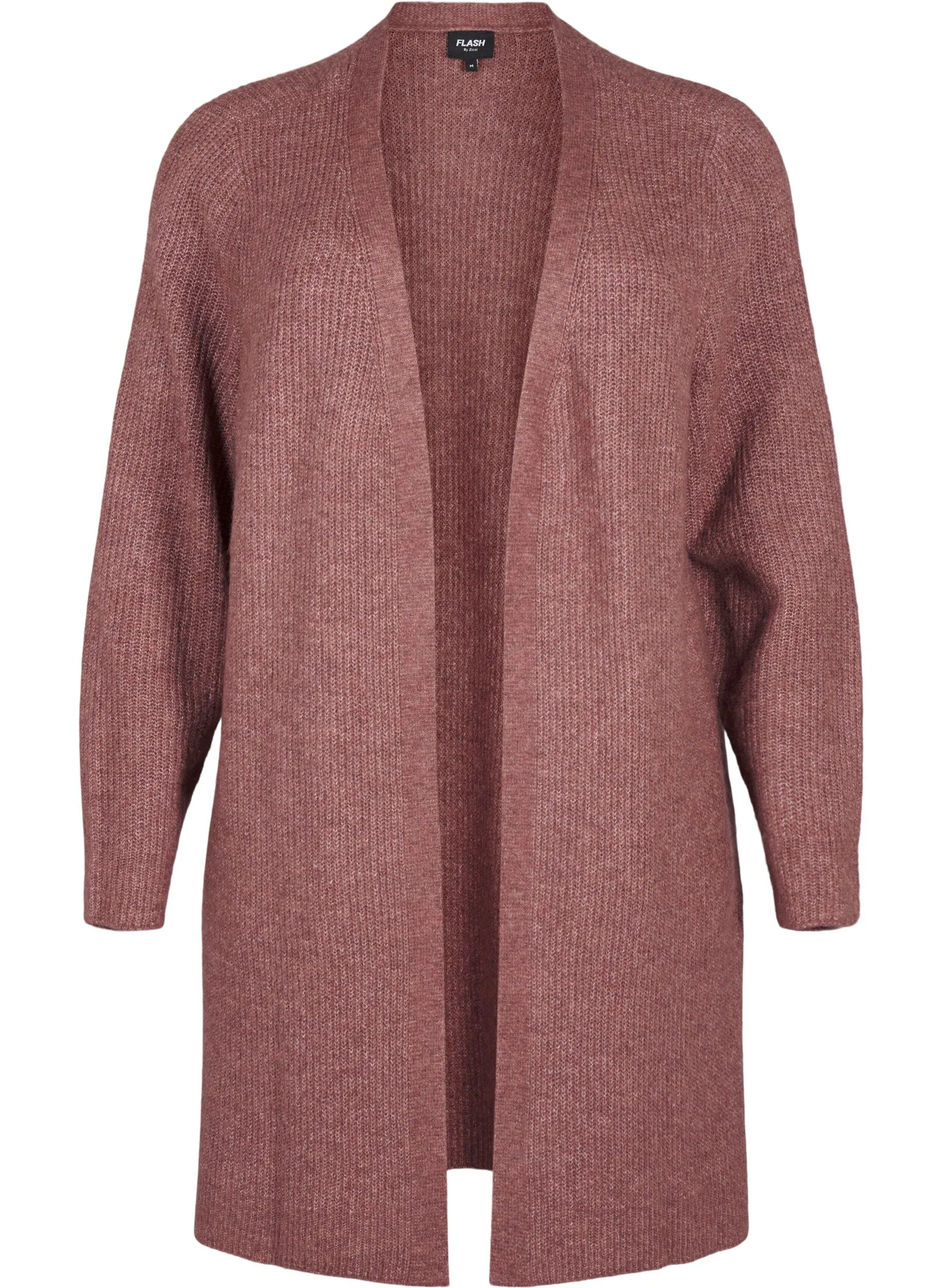 FLASH - Gerippter Cardigan mit Schlitzen