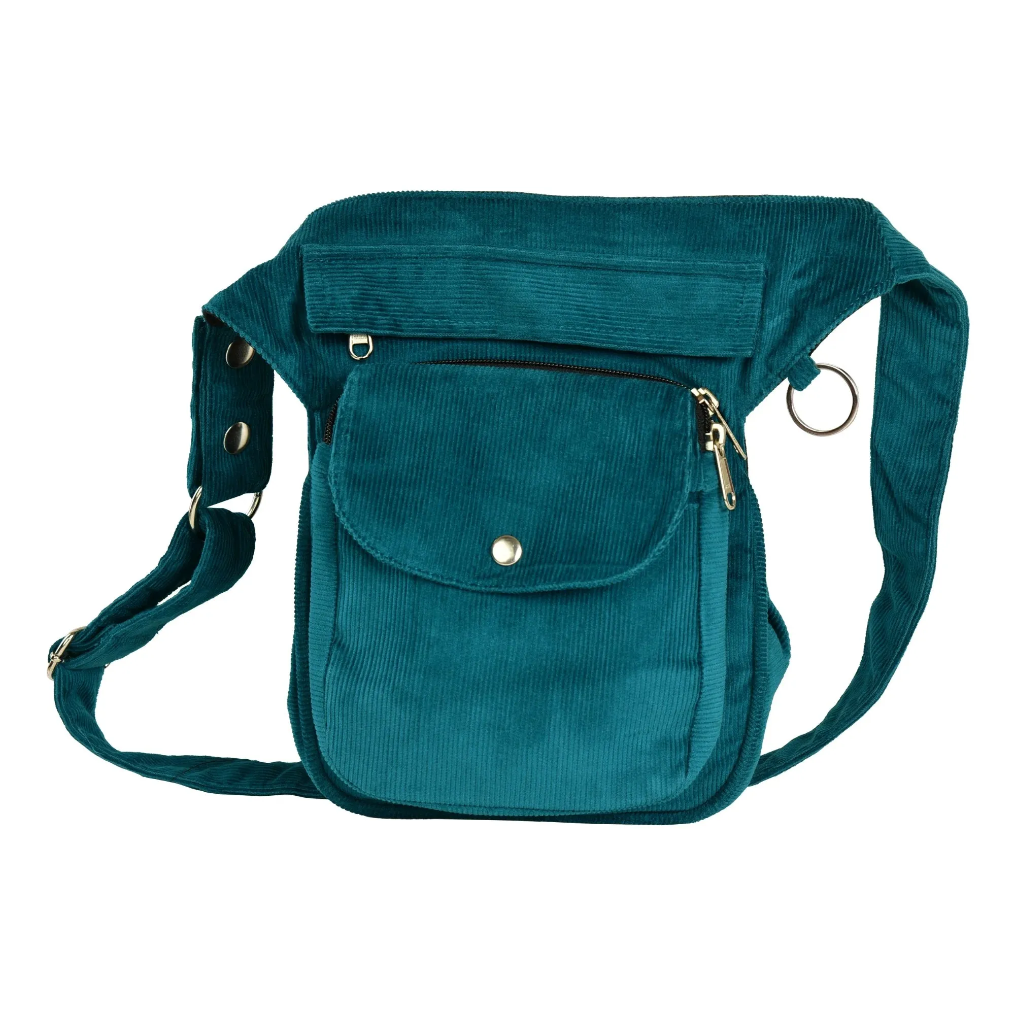 Gassi-Tasche aus Cord Seegrün Hannover HS 106
