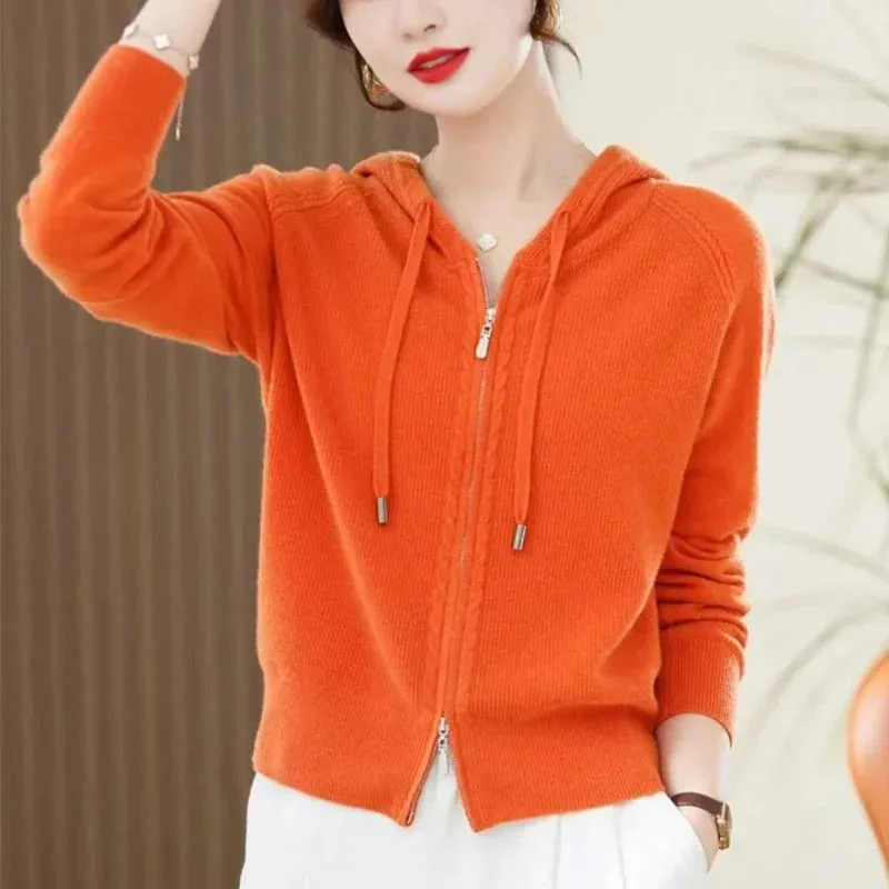 Heidi-Mode | Pullover mit Kapuze aus Kaschmir