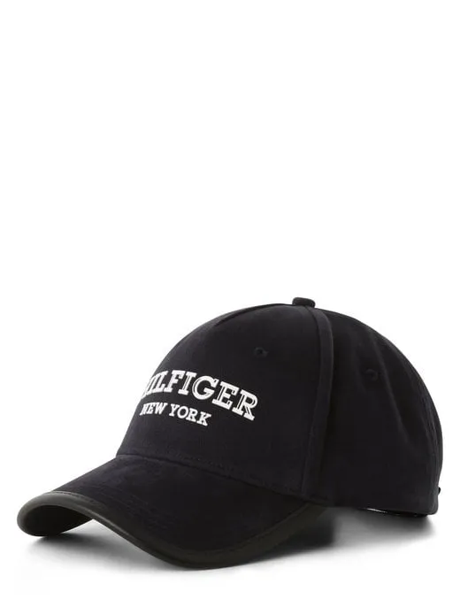 Herren Cap mit Leder-Anteil