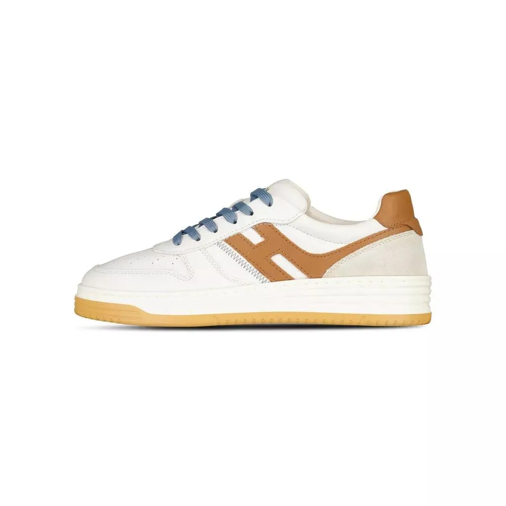   Hogan  Sneakers aus Nappaleder Beige  Schnürschuhe 