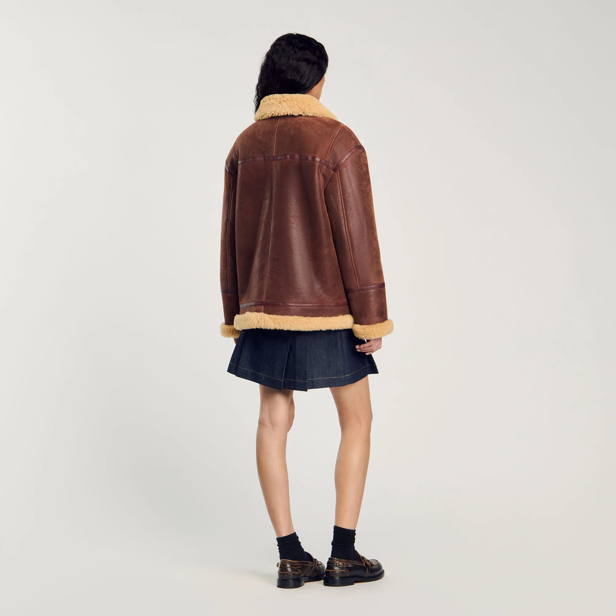 Jacke aus Lammfell