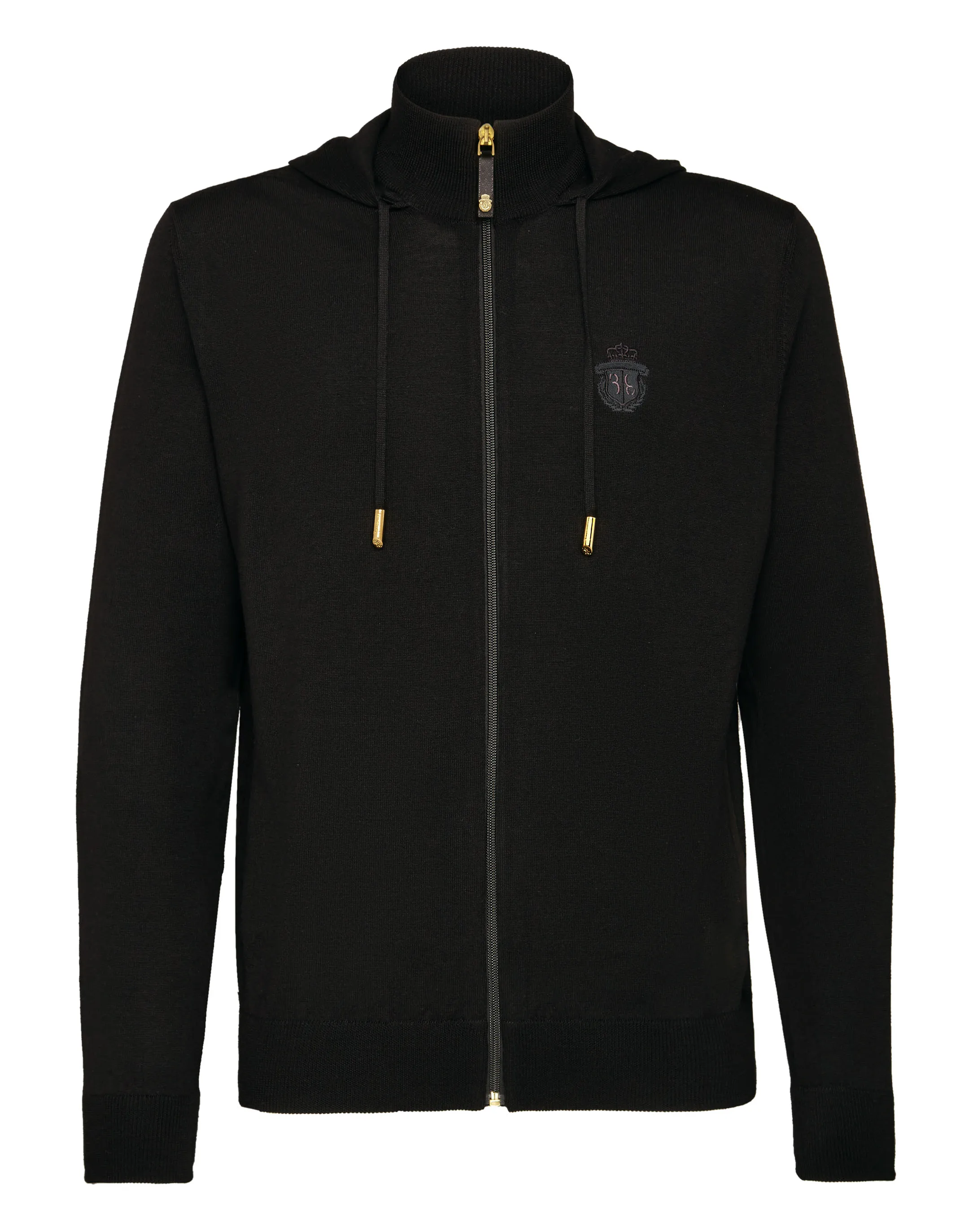 Knit hoodie Crest