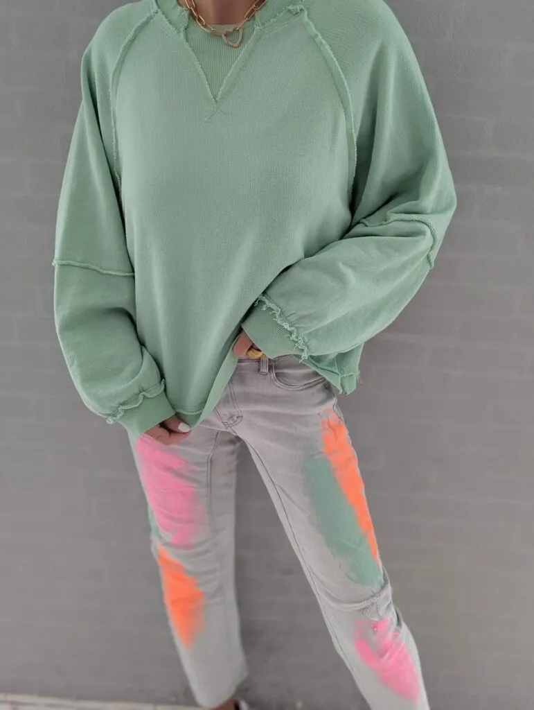 lässige Jeans PAINTED