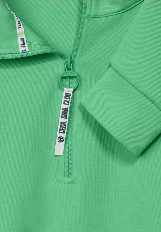 Troyer Pullover mit Zipper